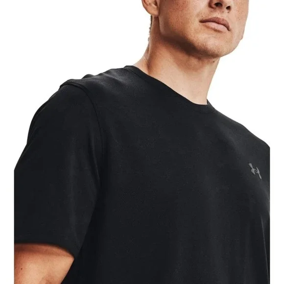 Under Armour Men's Camo Training Vent Short Sleeve Shirt Large Black - Picture 3 of 10